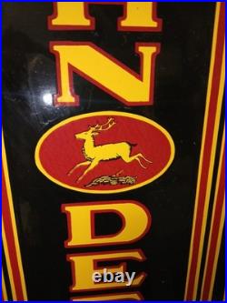 Vintage Rare John Deere Porcelain Sign Huge 4ft Quality Farm Tractor Equipment