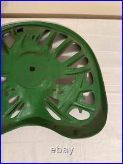 Vintage Retro Cast Iron John Deere Tractor Seat 1847 Corn on the Cob Farm Sign
