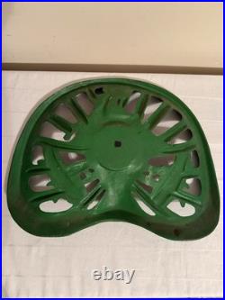 Vintage Retro Cast Iron John Deere Tractor Seat 1847 Corn on the Cob Farm Sign