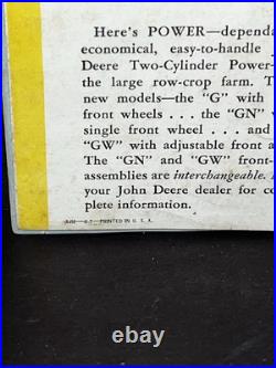 Vintage Scarce Original John Deere Catalog Tractors A&b Series 1948