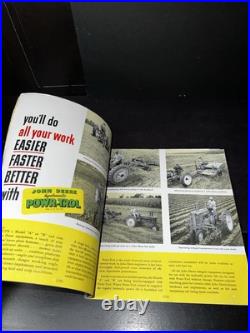 Vintage Scarce Original John Deere Catalog Tractors A&b Series 1948