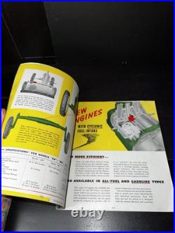Vintage Scarce Original John Deere Catalog Tractors A&b Series 1948