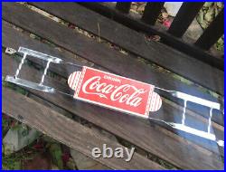Vintage Style Coke Coca-cola 30 Door Push Porcelain Sign