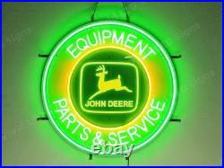 Vivid LED John Deere Equipment Parts Service 24 Neon Sign Light With Dimmer Vivid LED John Deere Equipment Parts Service 24 Neon Sign Light With Dimmer