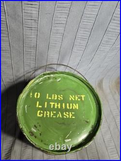 Vtg Antique J-D-D John Deere 10lb. Grease Can Husker Farm Store Sioux City Iowa