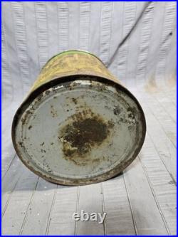 Vtg Antique J-D-D John Deere 10lb. Grease Can Husker Farm Store Sioux City Iowa