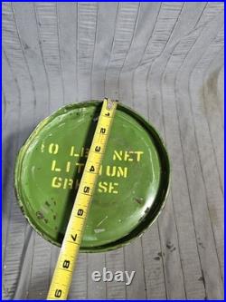 Vtg Antique J-D-D John Deere 10lb. Grease Can Husker Farm Store Sioux City Iowa