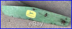 Vtg JOHN DEERE 4 LEGGED Sickle Mower Wearing Wooden Board Advertising Sign