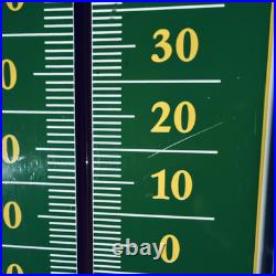 Vtg John Deere Metal Thermometer Taylor Quality Farm Equipment Large 27 X 8 in