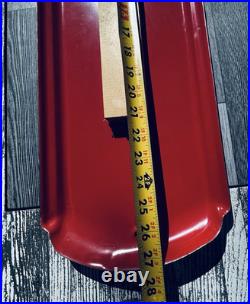Vtg John Deere Metal Thermometer Taylor Quality Farm Equipment Large 27 X 8 in