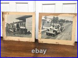 Vtg John Deere Showroom Floor Advertising Signs 1950s Tractor Machinery