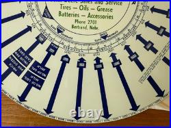 Vtg John Deere Vernon Farm Tin Advertising Calculator Sandstrom Bertrand NE