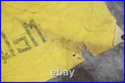 Vtg McQuiston Farm Equipment Canvas Tractor Umbrella Advertising John Deere etc