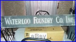 Waterloo Foundry Co. Inc. Cast Aluminum Sign