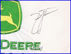 ZACH JOHNSON Signed JOHN DEERE CLASSIC Golf Flag